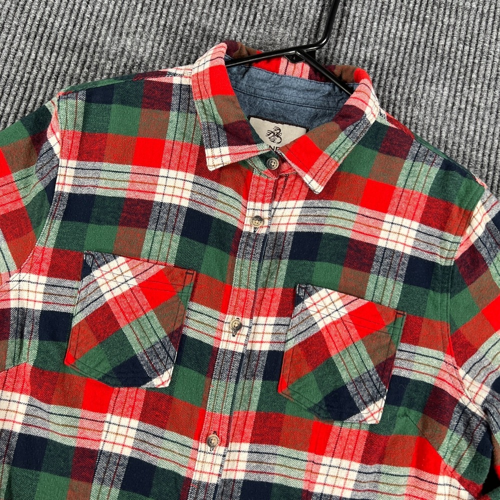Legendary Whitetails Shirt Womens XL Extra Large‎ Plaid Long Sleeve Button Up
